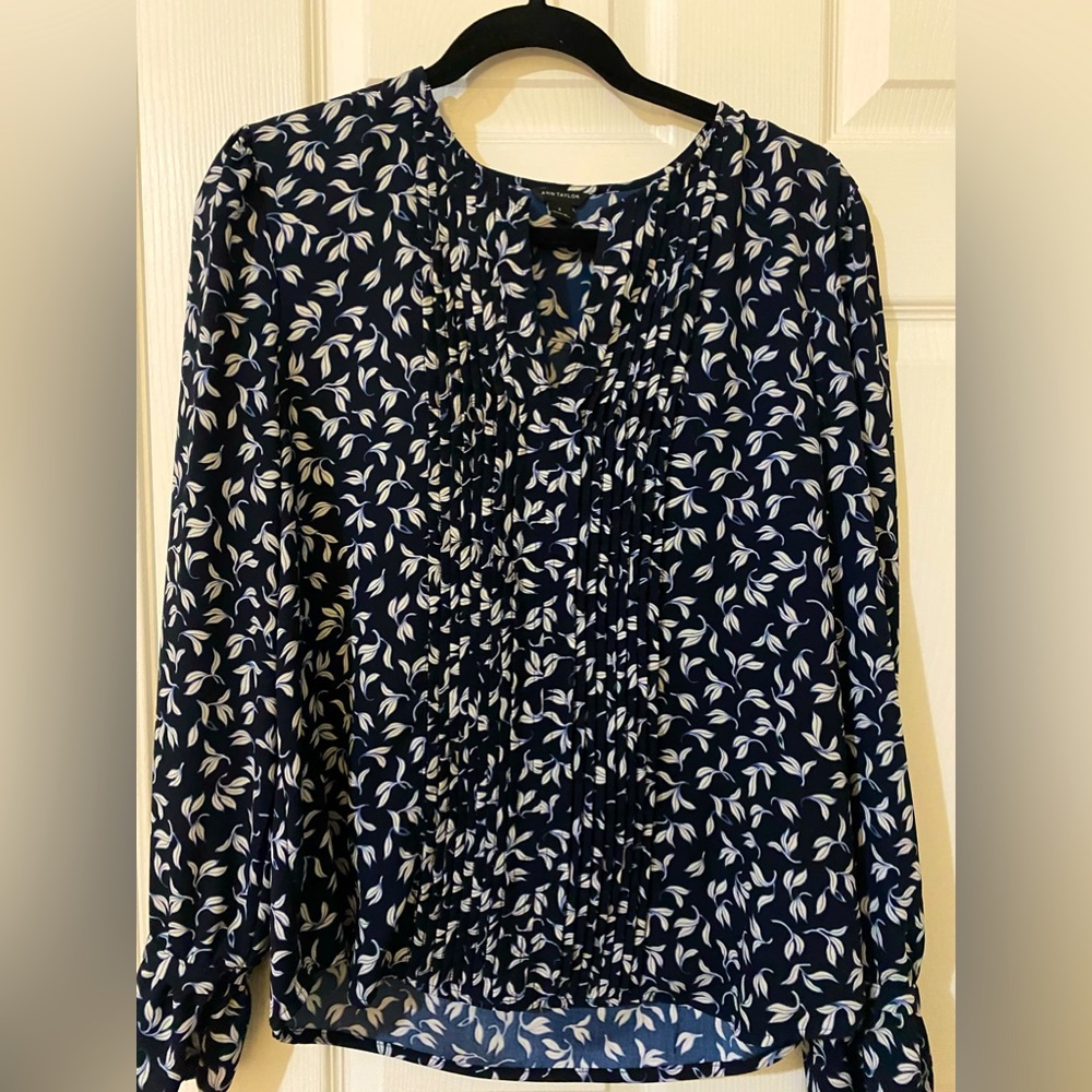 Ann Taylor print blouse